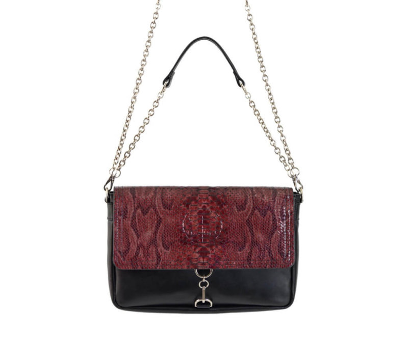 Ruby Luxe Clutch Leather Bag