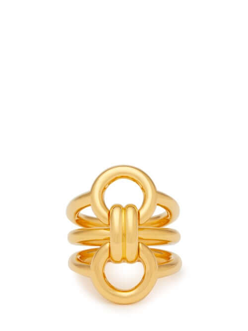 Charlotte Chesnais - Trypitch Detachable Linked 18kt Gold Plated Ring