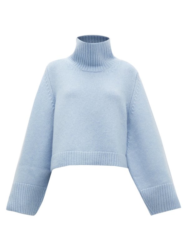 KHAITE Marion split-cuff cashmere sweater