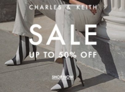 Charles and Keith Sale Banner