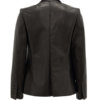 Khaite Brita single-breasted leather jacket
