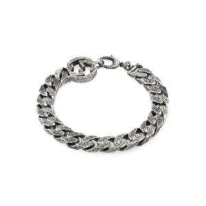 Interlocking G Chain Bracelet in Silver
