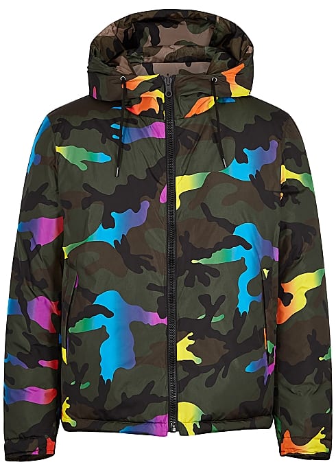 multicolour camo jacket