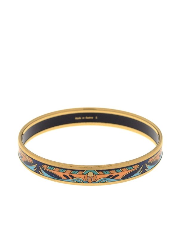 pre owned Hermés printed bangle