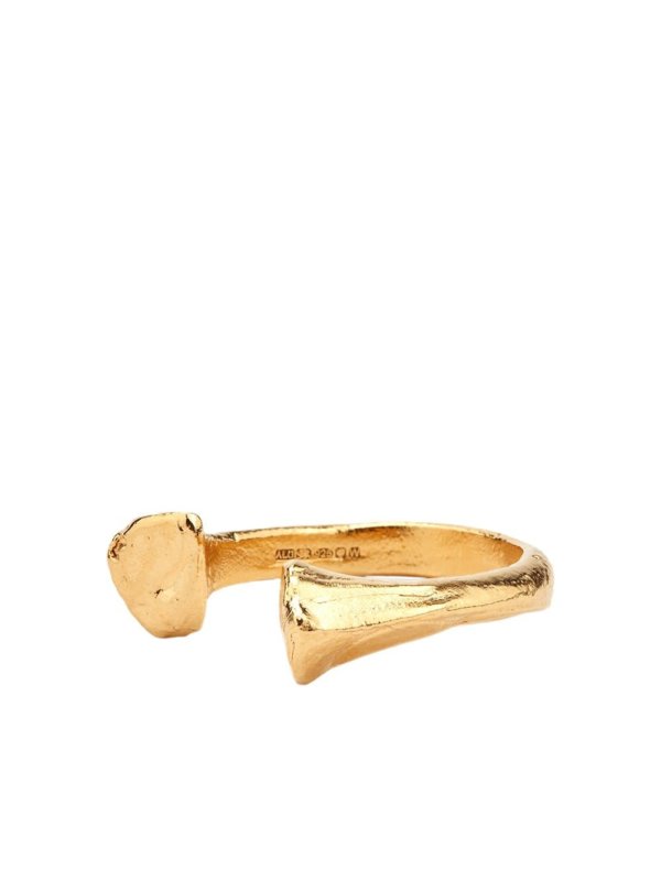 split gold ring