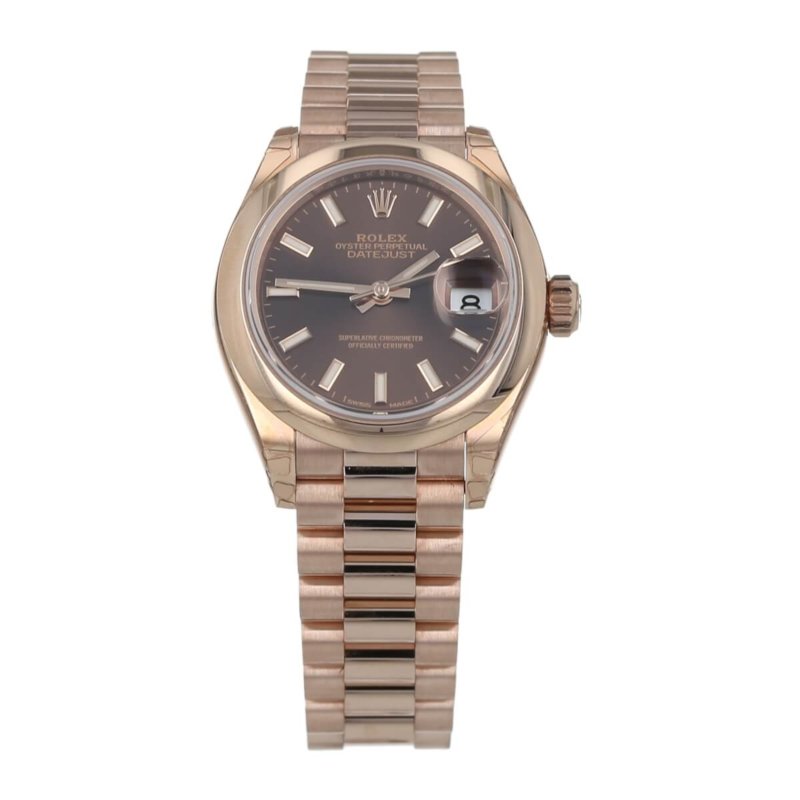 pre owned ladies rolex in rose gold