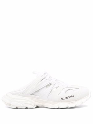 Balenciaga Track lace-up mule sneakers - White