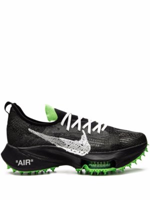 Nike x Off-White Air Zoom Tempo NEXT% sneakers - Black/White-Scream Green