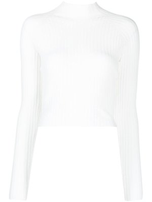 Dion Lee cut-detail cropped top - White