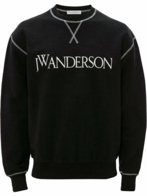 JW Anderson logo-print sweatshirt - Black