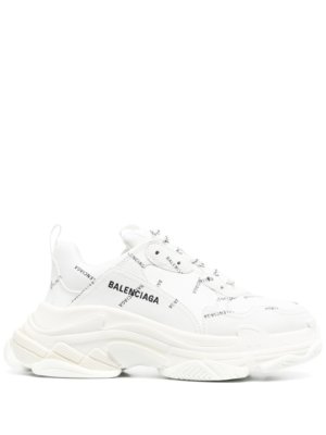 Balenciaga Triple S low-top sneakers - White