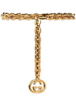 Gucci GG chain-link belt - Gold