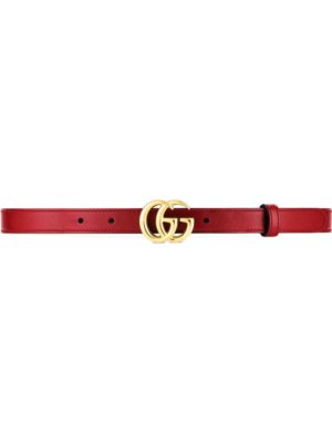 Gucci GG marmont belt - Red