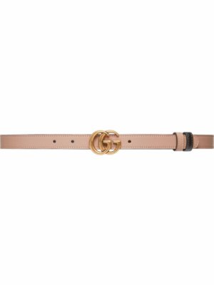 Gucci reversible logo-plaque belt - Neutrals