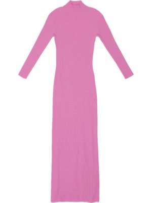 Balenciaga textured mock-neck dress - Pink