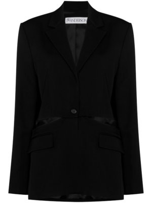JW Anderson cut-out oversized blazer - Black