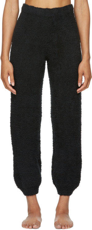 SKIMS Black Cozy Knit Jogger Lounge Pants