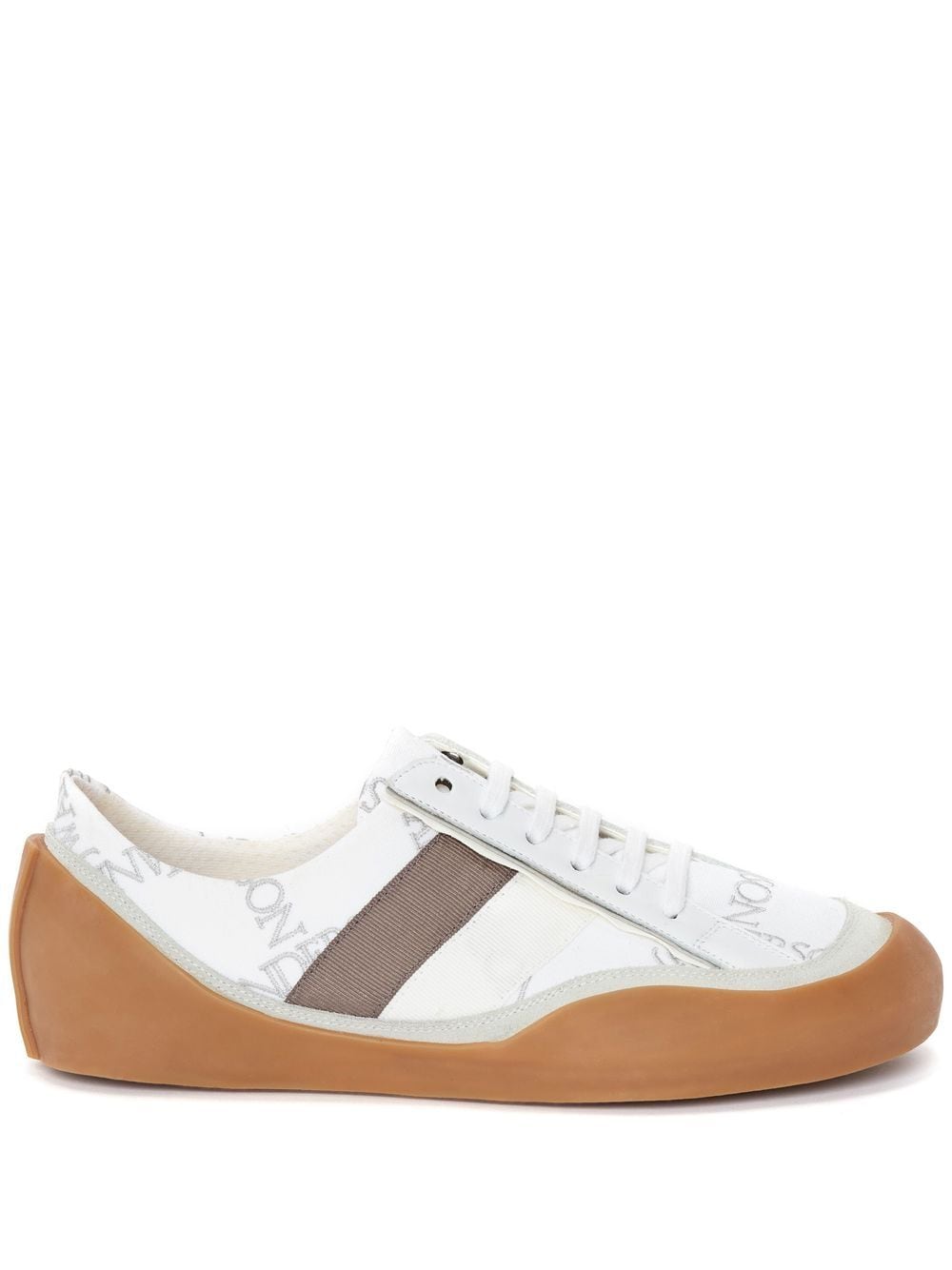 JW Anderson Bubble canvas low-top trainers - White