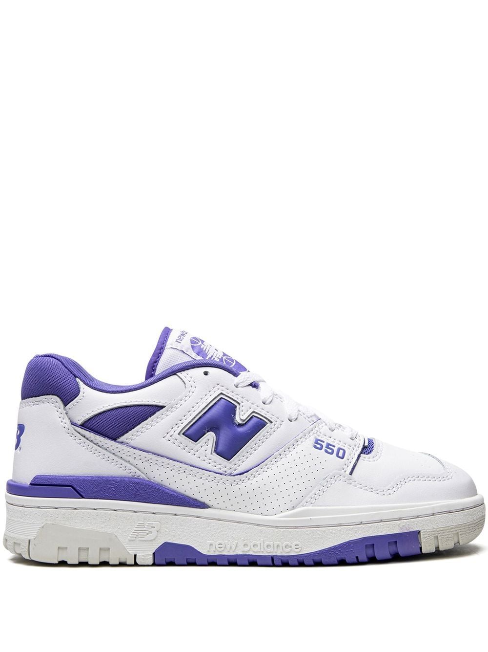 New Balance 550 "Aura Purple" low-top sneakers - White