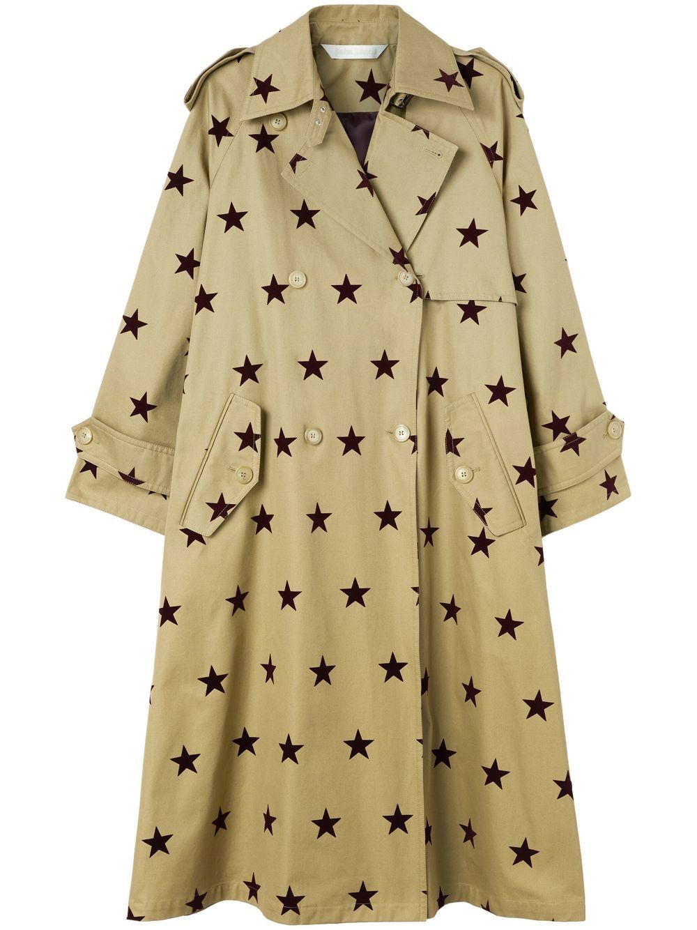 Palm Angels We Are Stars trench coat - Brown