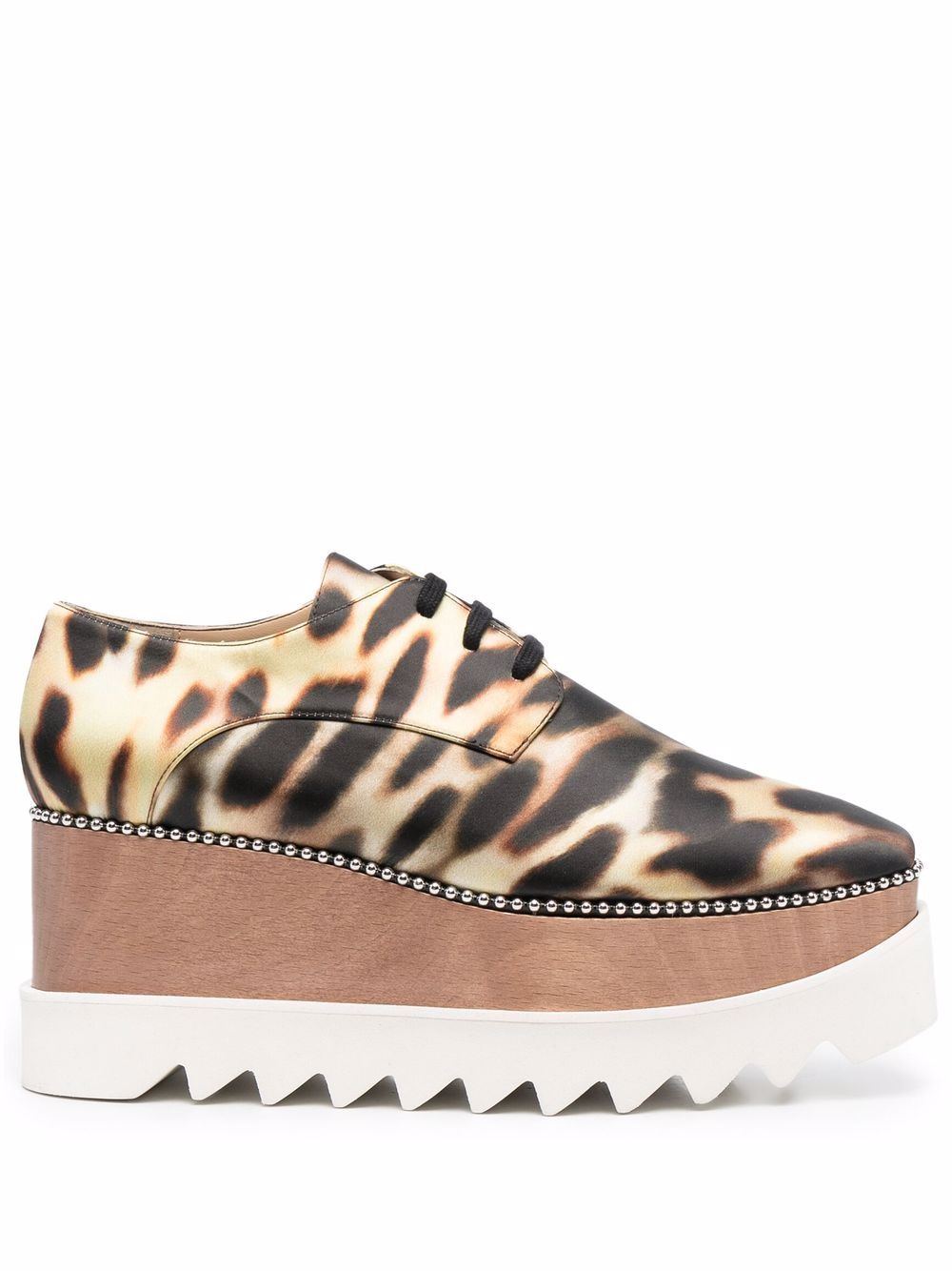 Stella McCartney Elyse cheetah print sneakers - Neutrals