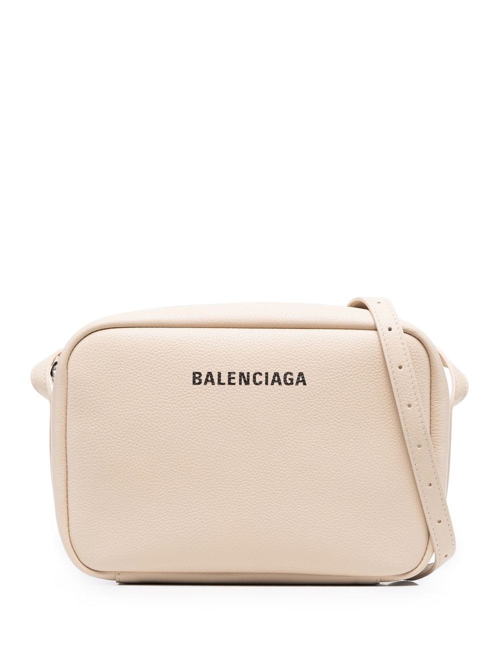 Balenciaga logo-print crossbody bag - Neutrals