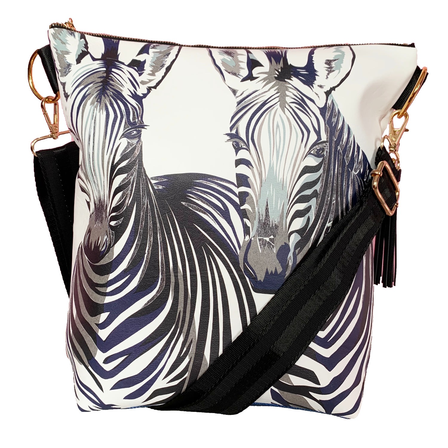 Chloe Croft London Limited - Zebra Vegan Leather Handbag