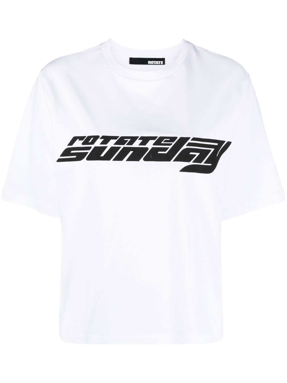 ROTATE logo-print T-shirt - White