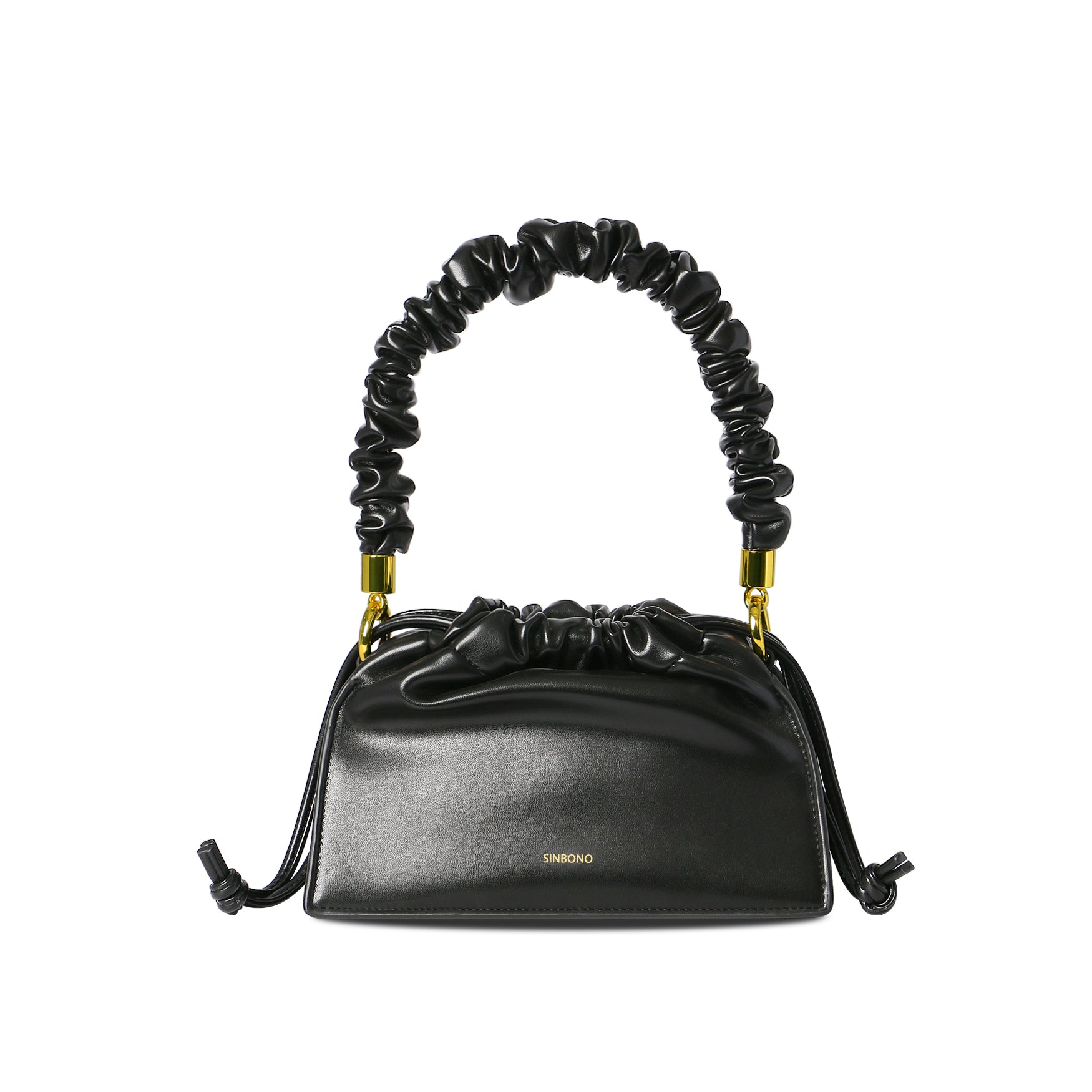 SINBONO - Drawstring Handbag -Black