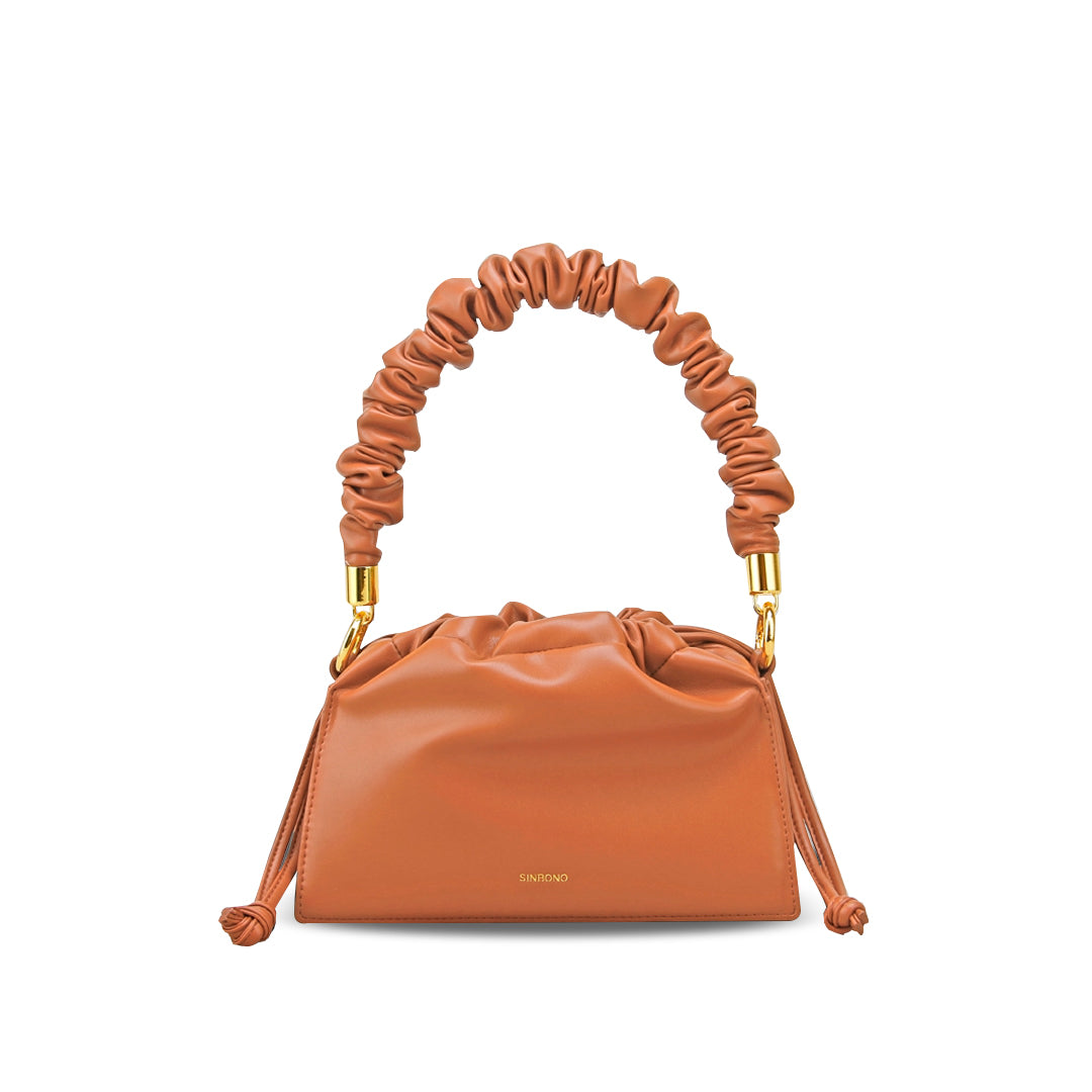 SINBONO - Drawstring Handbag -Orange