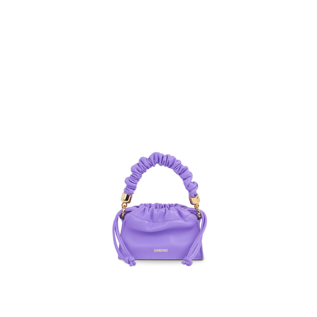 SINBONO - Mini Drawstring Handbag -Purple