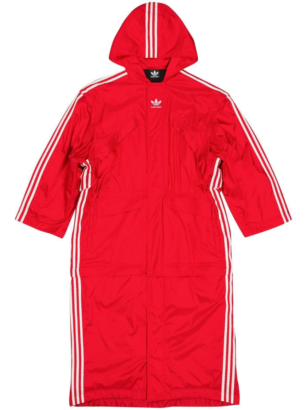 Balenciaga x adidas detachable parka coat - Red