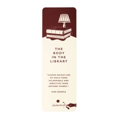 Agatha Christie Body In The Library Bookmark