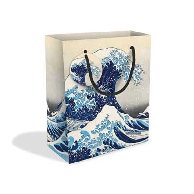 Hokusai Wave Medium Gift Bag