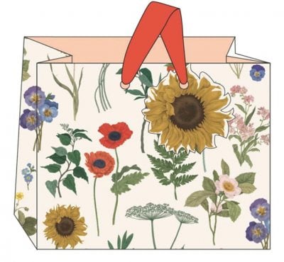Sunflower Floral Landscape Gift Bag