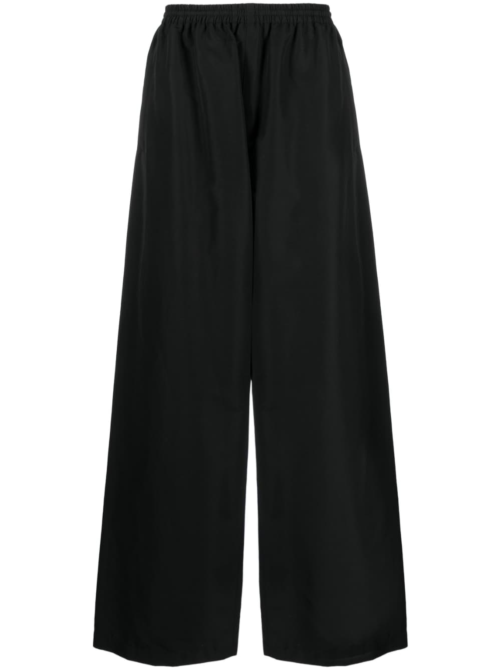 Balenciaga wide-leg cotton track pants - Black