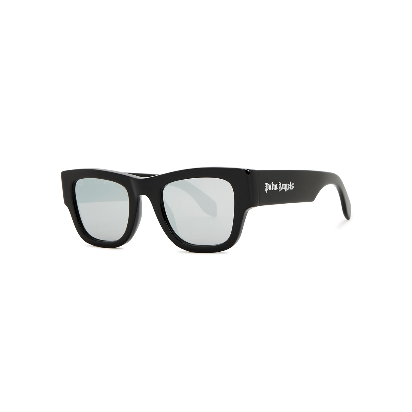 Palm Angels Volcan Square-frame Sunglasses, Designer Sunglasses, Black