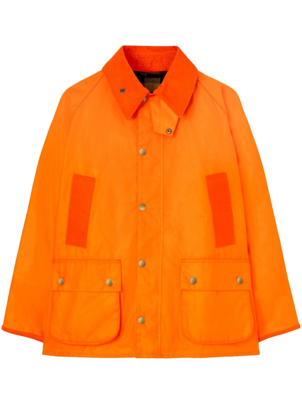Palm Angels x Barbour Bedale waxed coat - Orange