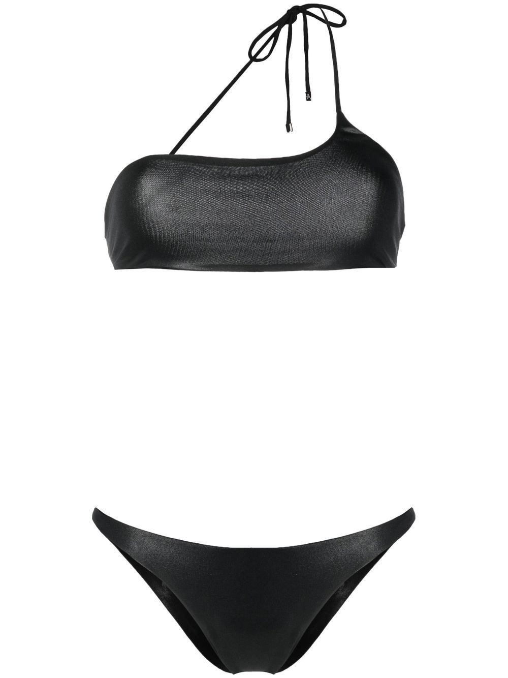 The Attico crossover-strap detail bikini set