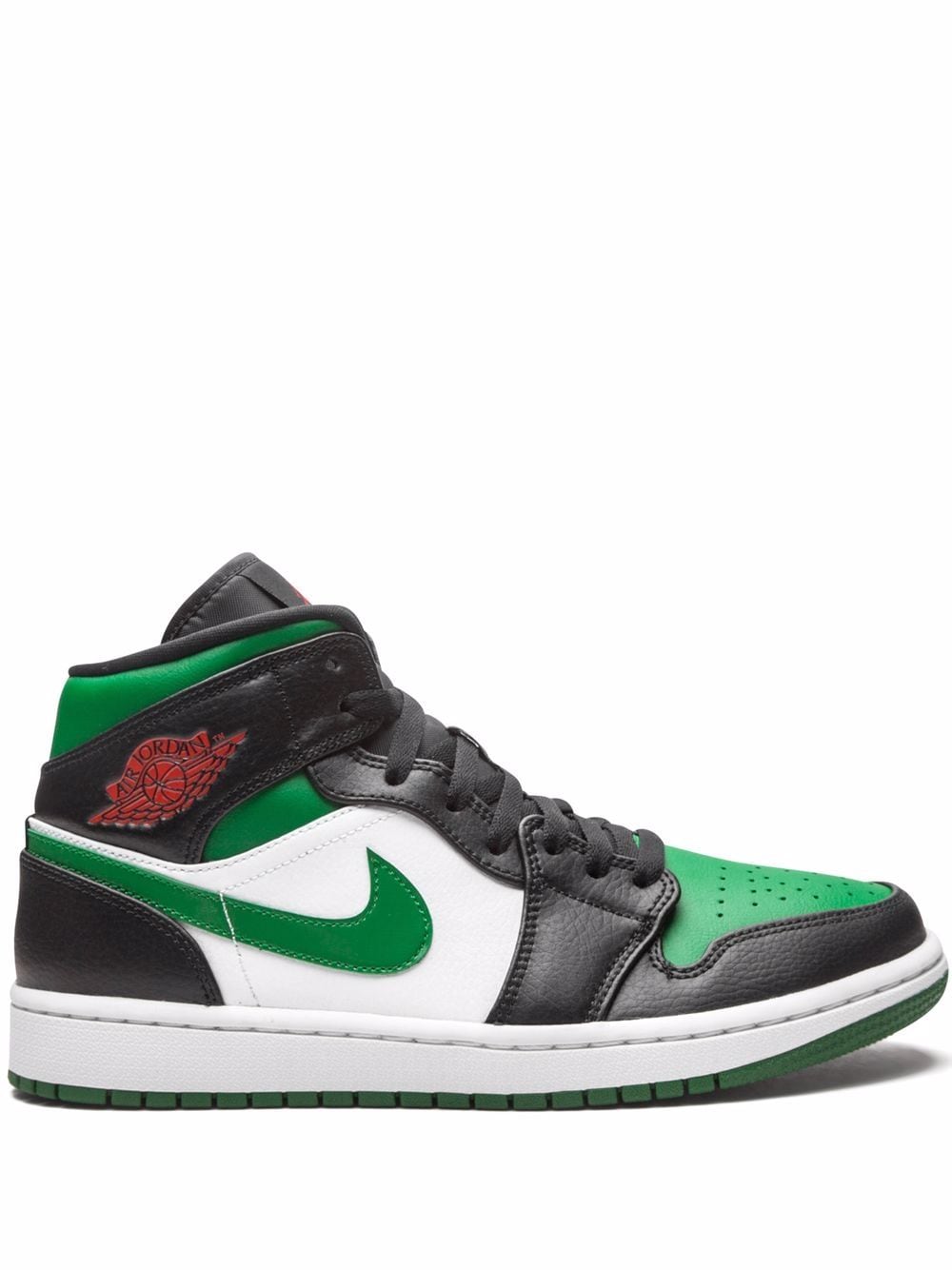 Jordan Air Jordan 1 Mid "Green Toe" sneakers - Black