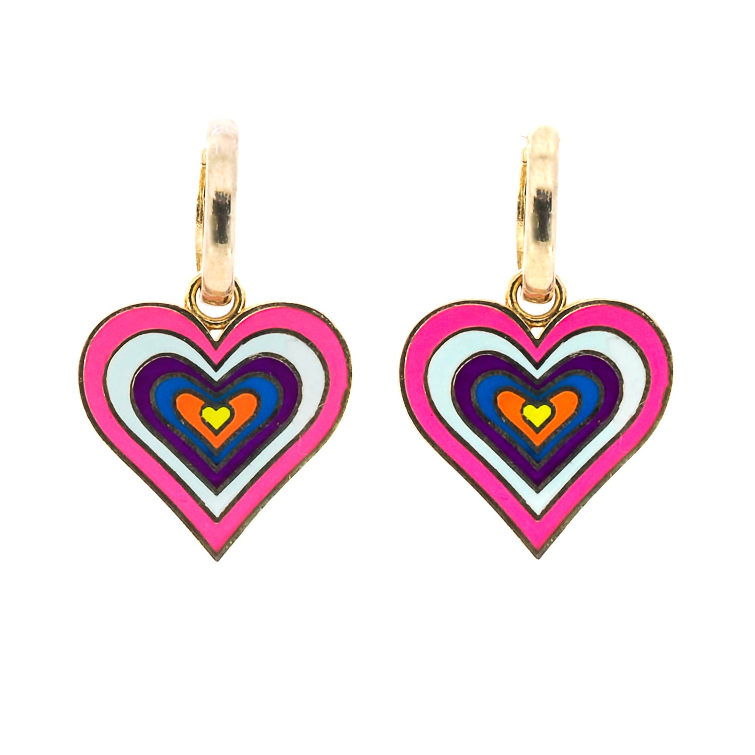Love Heart Women Earrings Ebru Jewelry