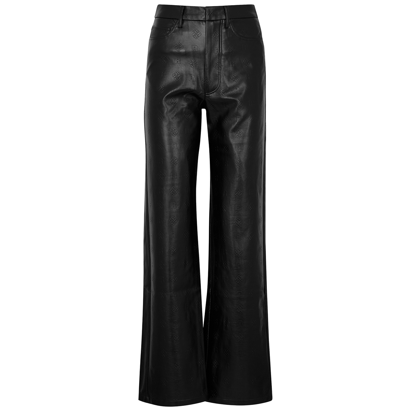 Rotate Birger Christensen Roti Black Faux Leather Trousers - 6