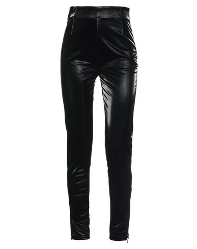 Rotate Birger Christensen Woman Leggings Black Size 6 Polyester, Elastane