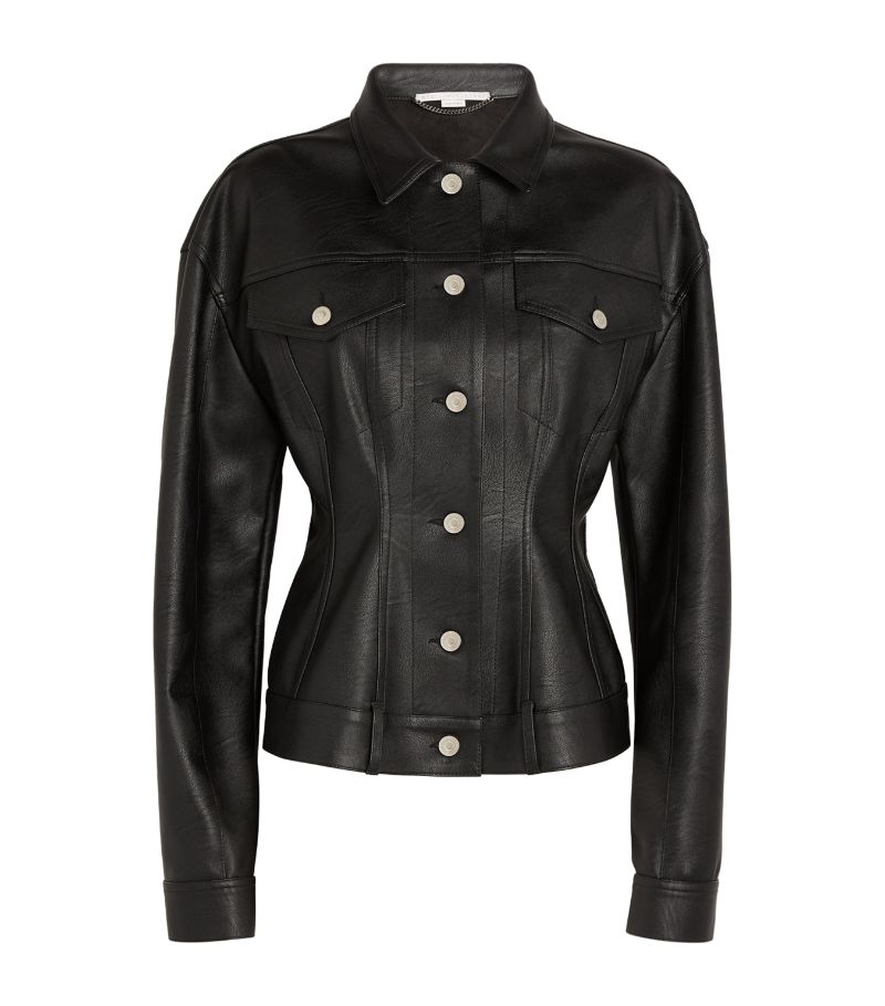 Stella McCartney Vegan Leather Corset Jacket