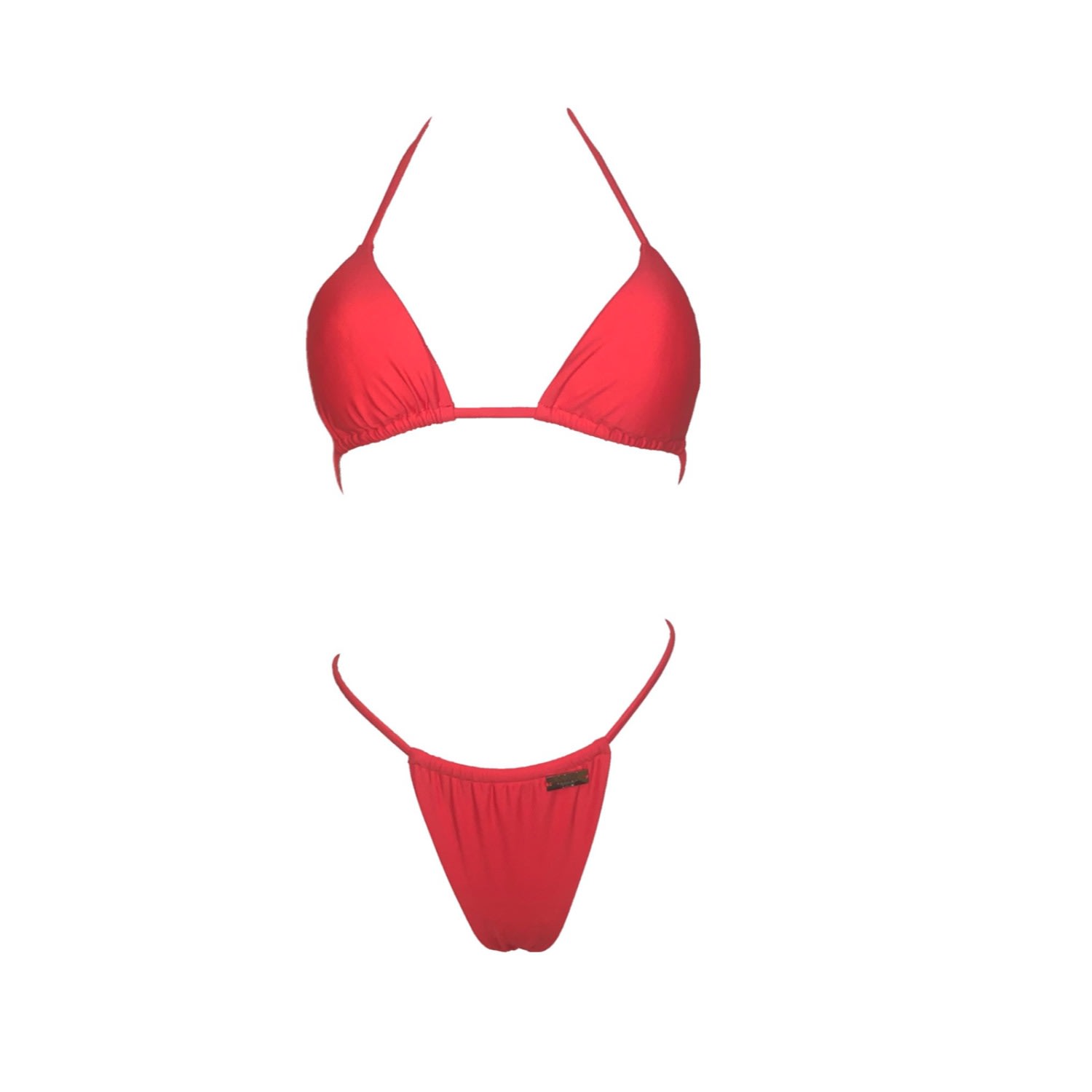 Women's Nassau Red Bikini Medium Season Swim