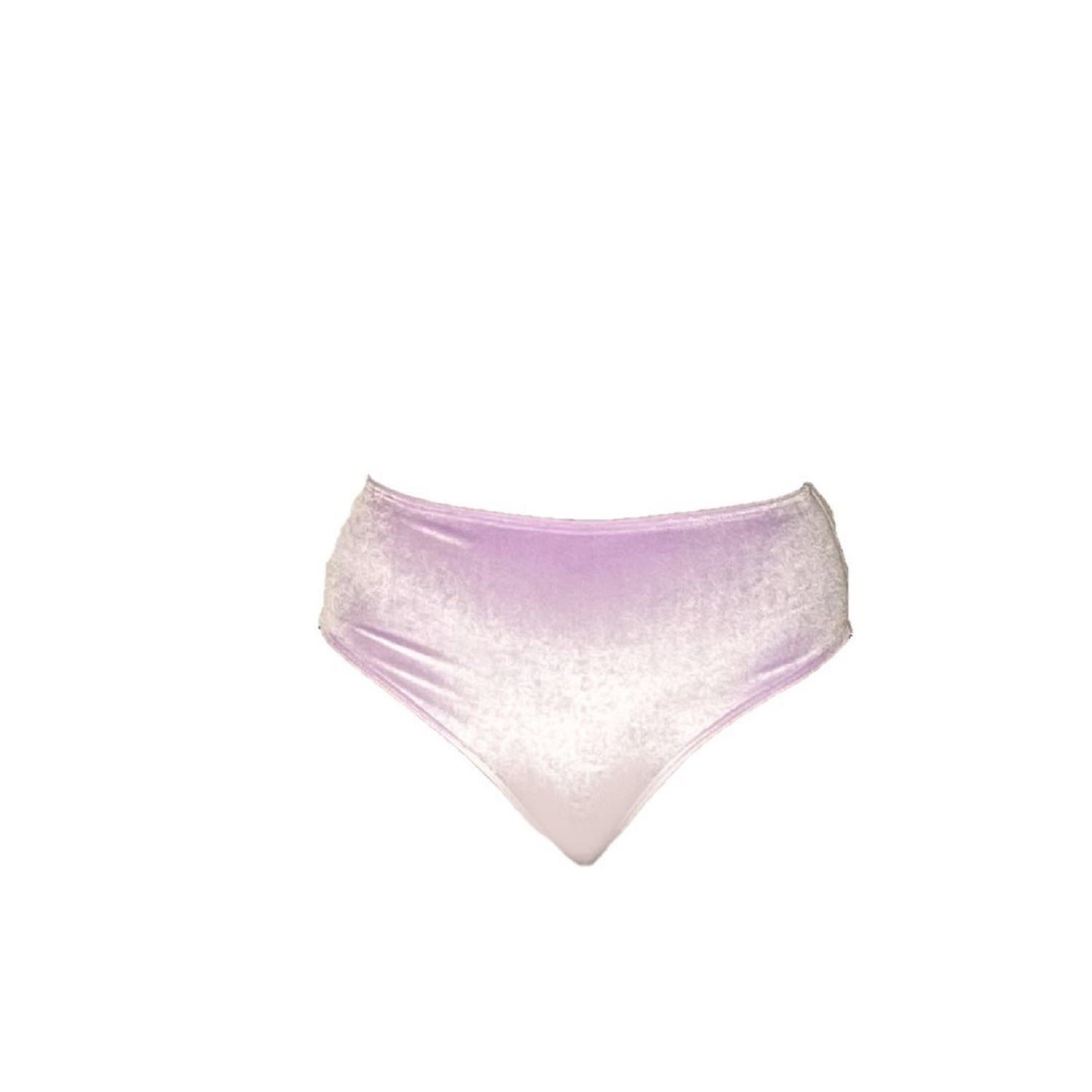 Women's Pink / Purple Delva High Waisted Bikini Bottom - Velvet Lilac Small Brasini Swimwear