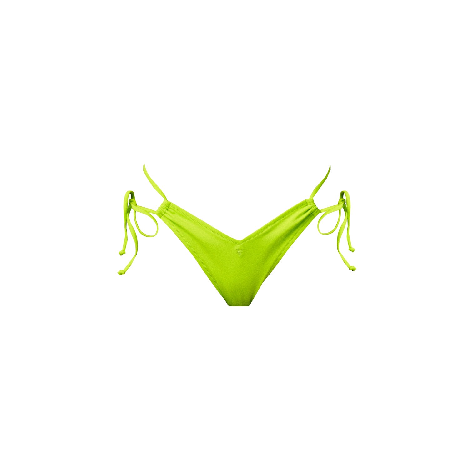 Women's Rodeo Drive Bikini Bottom In Neon Lime Xs/S Charlott Vasberg