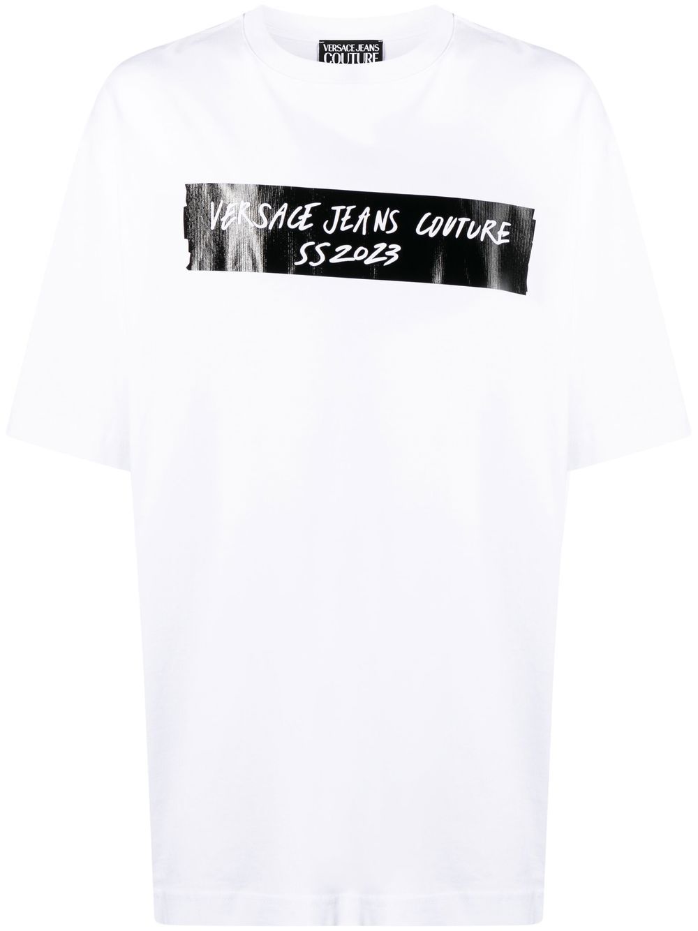 Versace Jeans Couture logo-print short-sleeved T-shirt - White