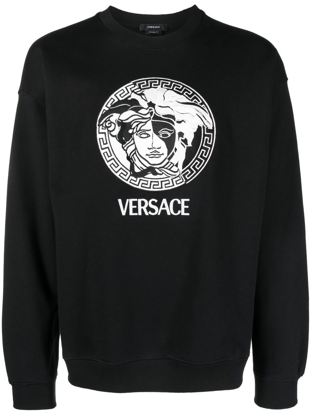 Versace Medusa embroidered sweatshirt - Black