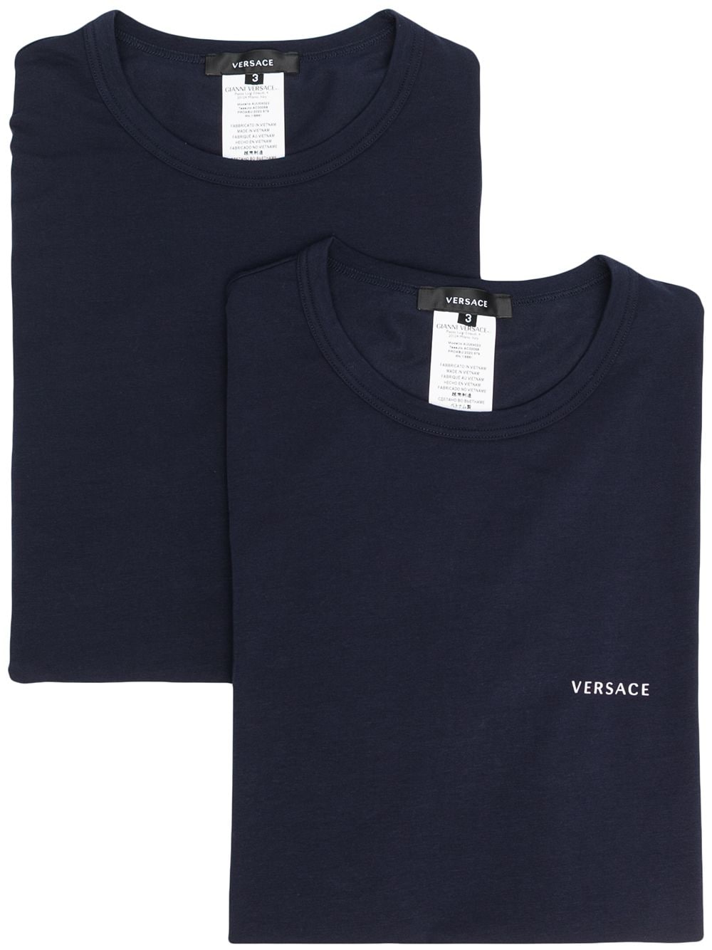 Versace two-pack crewneck T-shirts - Blue